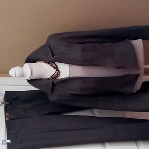 Dana Buchman Cocoa Brown Denim Pants Suit